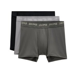 SKIMS MENS STETCH 5” BOXER BREIF 3 PACK NWT!